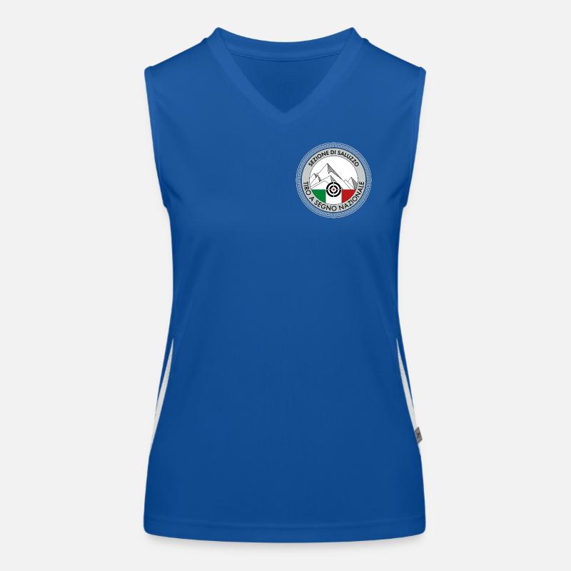 TSN-SALUZZO - front logo Women's Functional Contrast Tank Top
