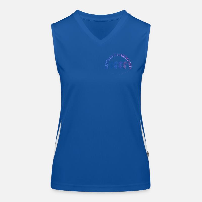 Mushroom Gradient Hymne Funktionelles Kontrast-Tank Top für Frauen