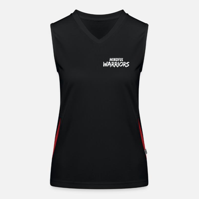 Mindful Warriors Logo Women's Functional Contrast Tank Top