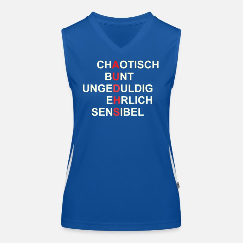 L’AUDHS est visiblement différente. Visible I. Débardeur respirant contrasté Femme