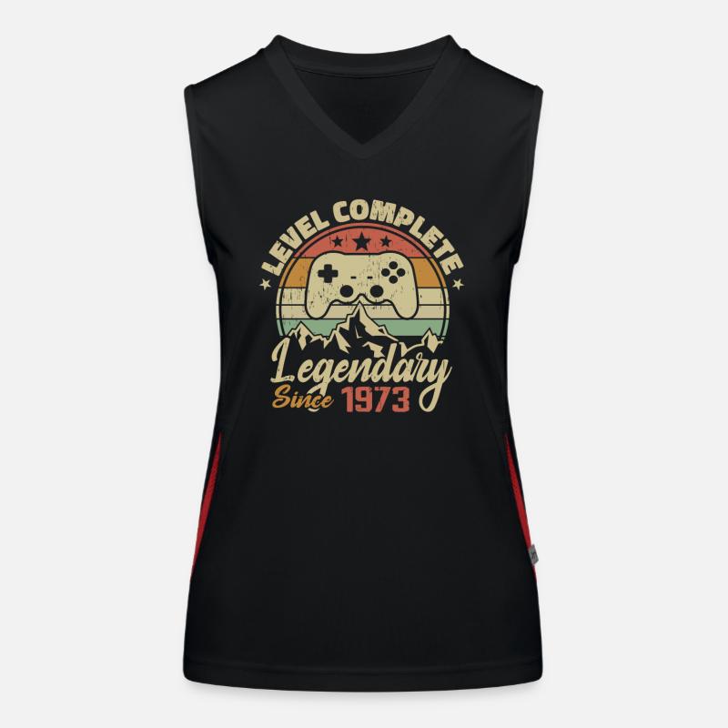 1973 Komplettes Level-Geburtstagsgeschenk - 1973 Funktionelles Kontrast-Tank Top für Frauen