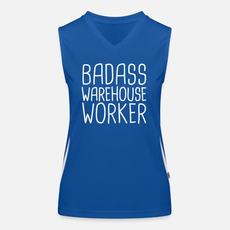 Employé d’entrepôt Badass Débardeur respirant contrasté Femme