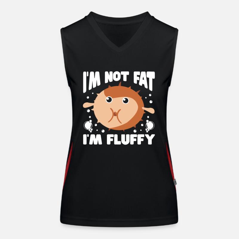 Puffer fish Buffer fish Fish Balloon fish Fish Women's Functional Contrast Tank Top