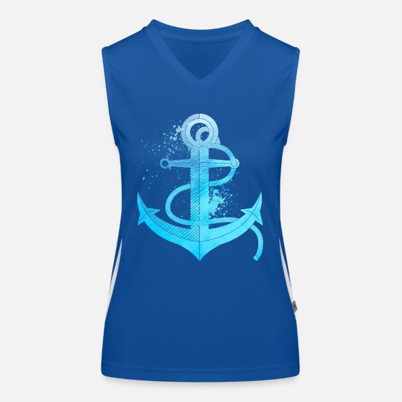 Anker Funktionelles Kontrast-Tank Top für Frauen