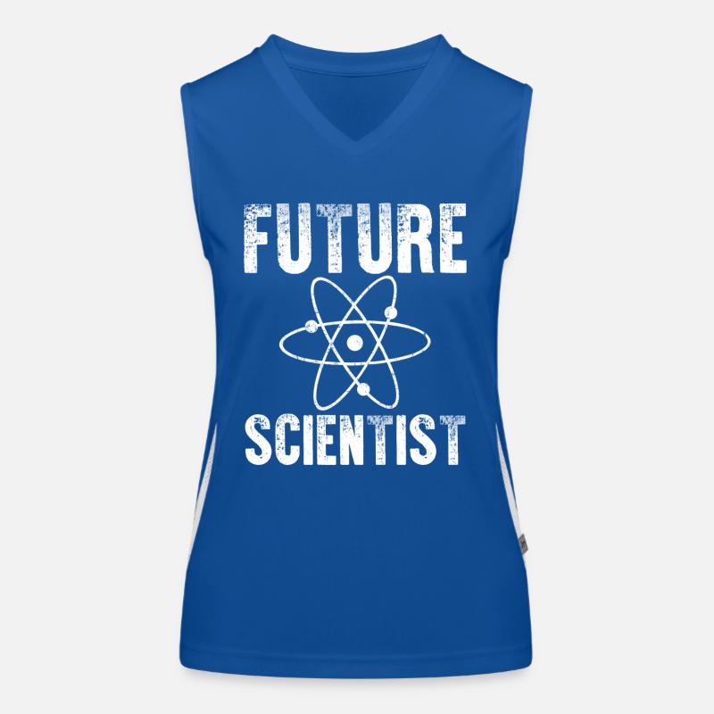 Future Scientist Funktionelles Kontrast-Tank Top für Frauen