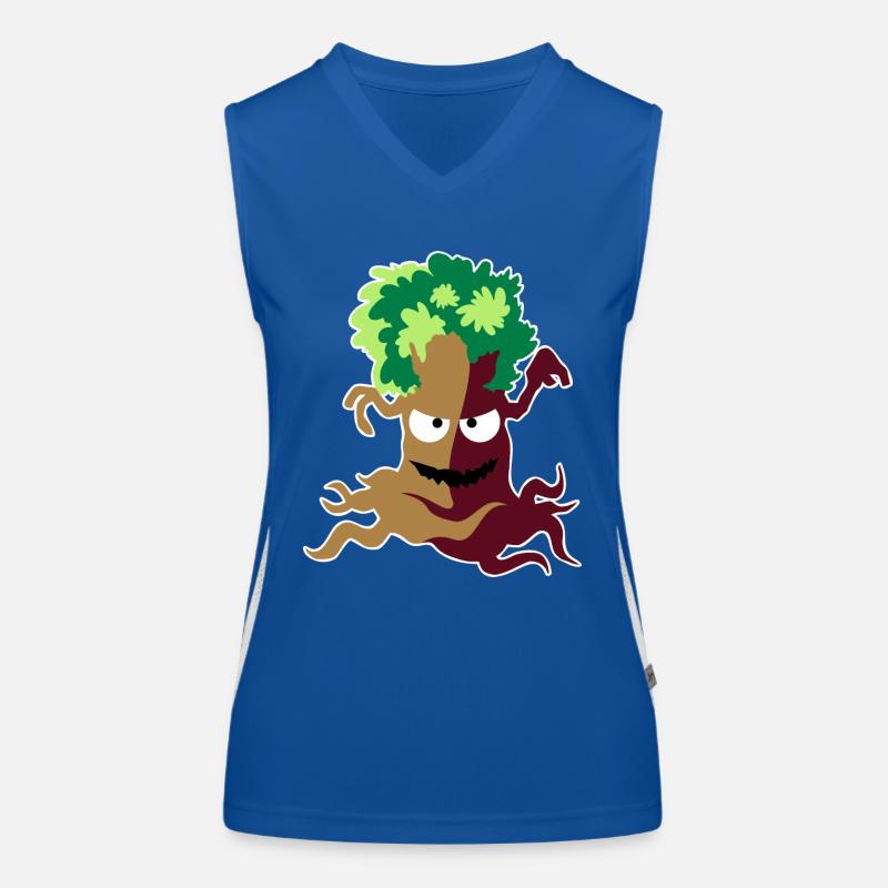 Erd-Elementar Funktionelles Kontrast-Tank Top für Frauen