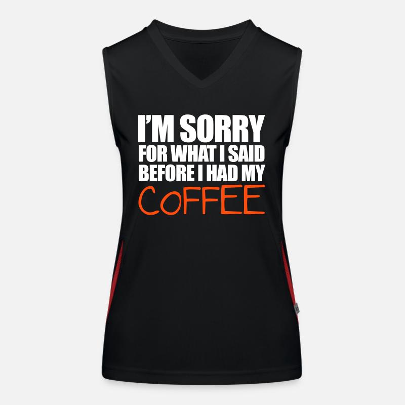 Coffee Débardeur respirant contrasté Femme