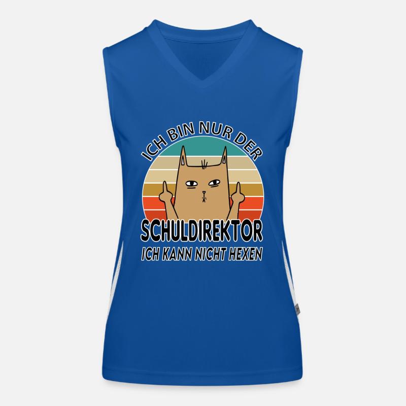Schuldirektor Funktionelles Kontrast-Tank Top für Frauen