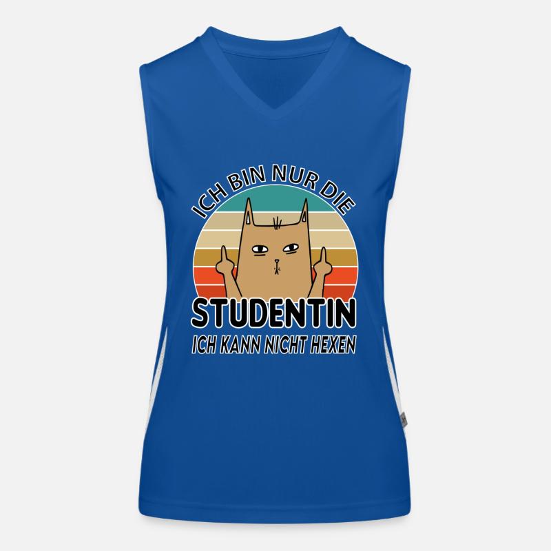 Studentin Funktionelles Kontrast-Tank Top für Frauen