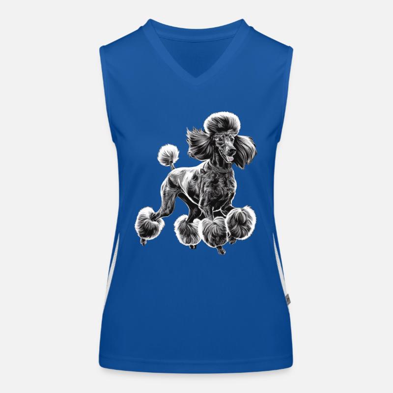 Caniche Diva Débardeur respirant contrasté Femme