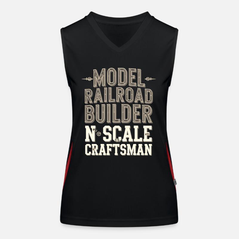 Precision in model making Women's Functional Contrast Tank Top