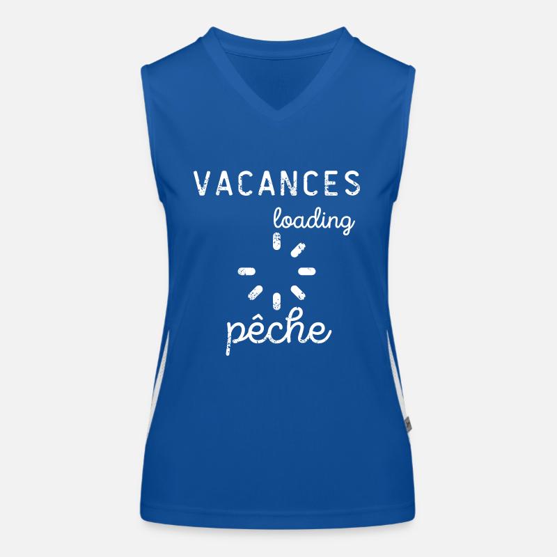 vacances pêche Débardeur respirant contrasté Femme