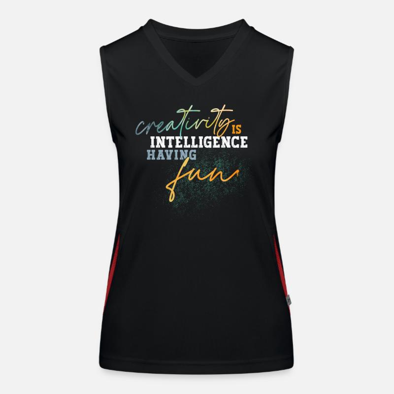 Intelligence créative Débardeur respirant contrasté Femme