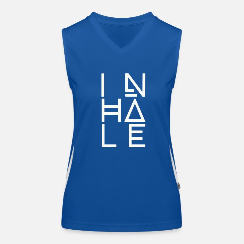 Breathe, inhale Women's Functional Contrast Tank Top