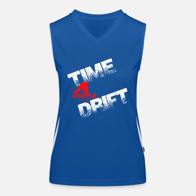 Time 4a Drift driften Geschenk Funktionelles Kontrast-Tank Top für Frauen
