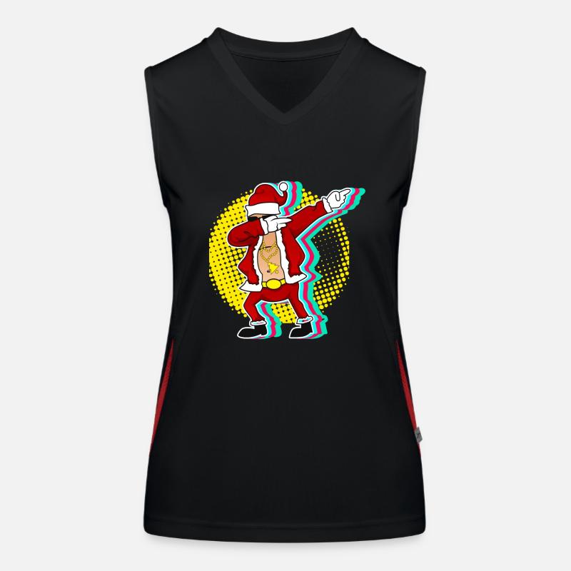 Dab Père Noël cadeau de Noël Dabb Débardeur respirant contrasté Femme