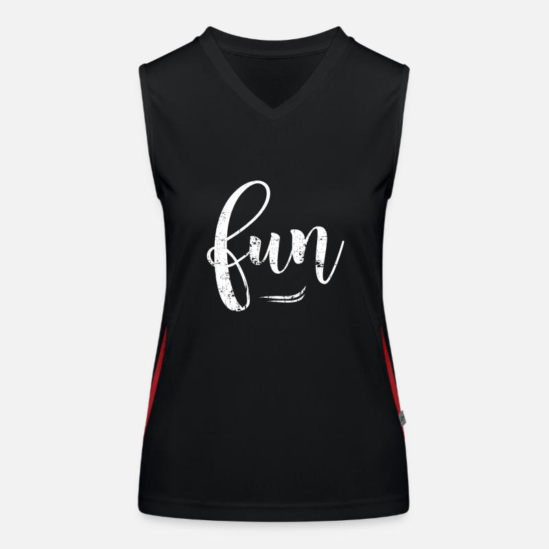 FUN Débardeur respirant contrasté Femme
