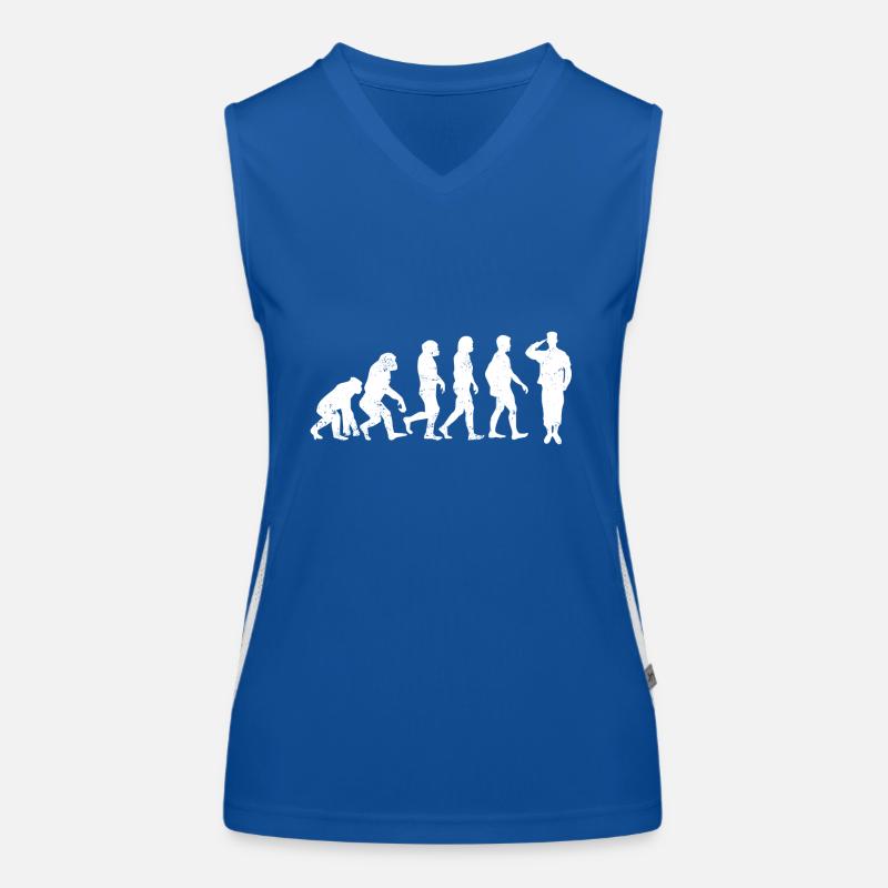 Soldier evolution military gift Bundeswehr salut Women's Functional Contrast Tank Top