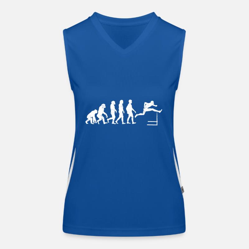 Hurdles Evolution hurdle gift athletics Women's Functional Contrast Tank Top