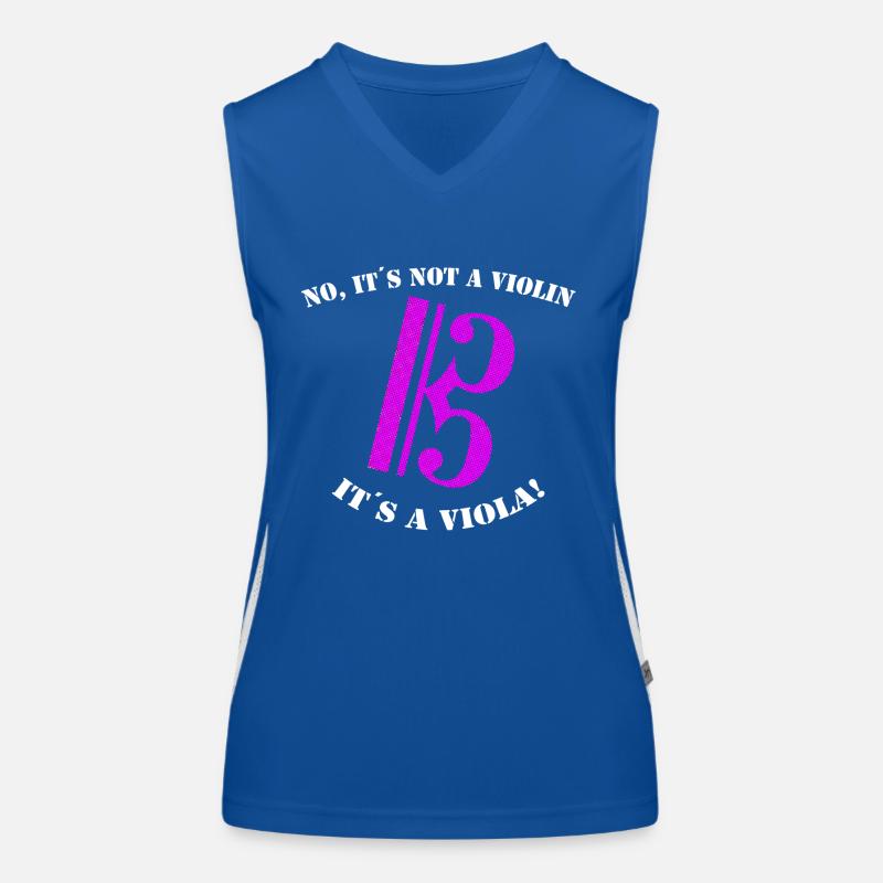 Violin viola Women's Functional Contrast Tank Top