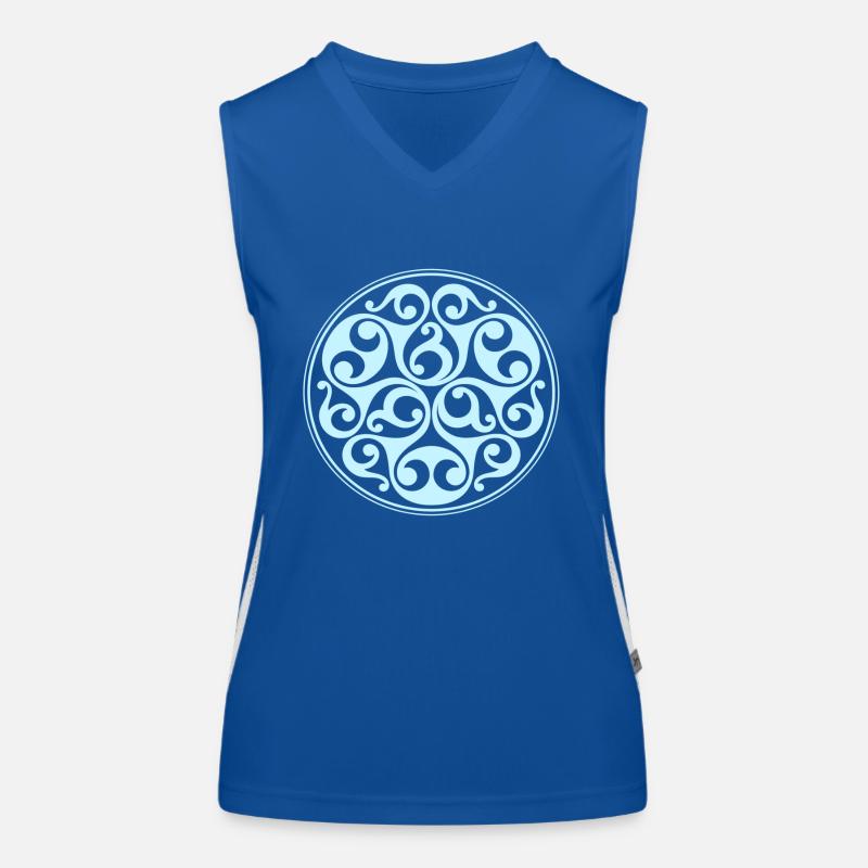 Muster La Te ne Funktionelles Kontrast-Tank Top für Frauen