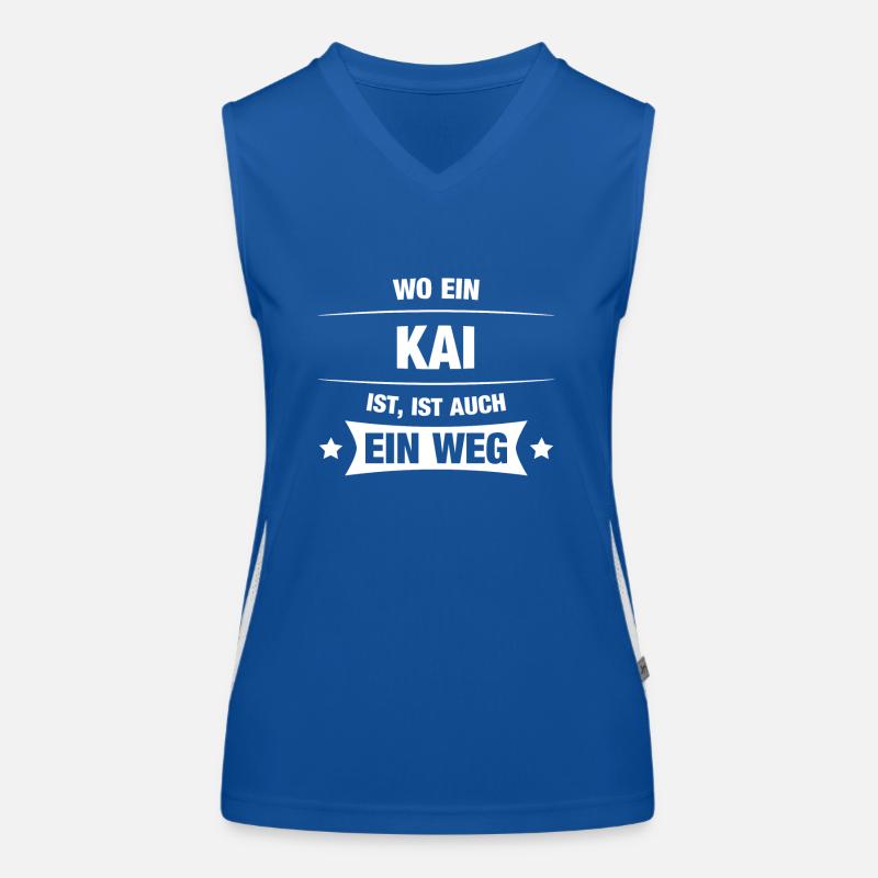 KAI Spruch Geschenkidee Geburtstag Witzig Geschenk Funktionelles Kontrast-Tank Top für Frauen