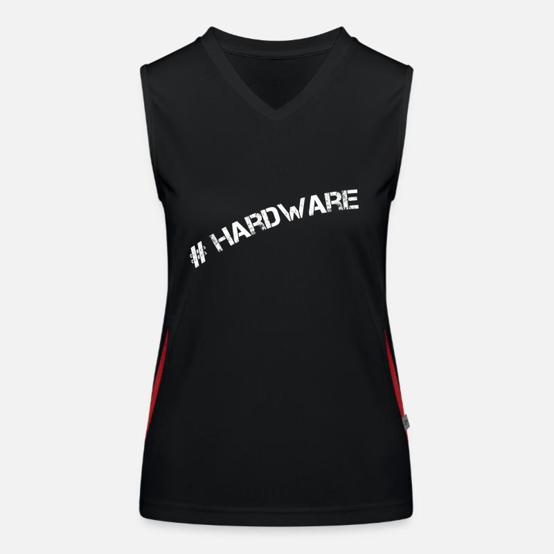 #Hardware gift idea for real gamers !!! Women's Functional Contrast Tank Top