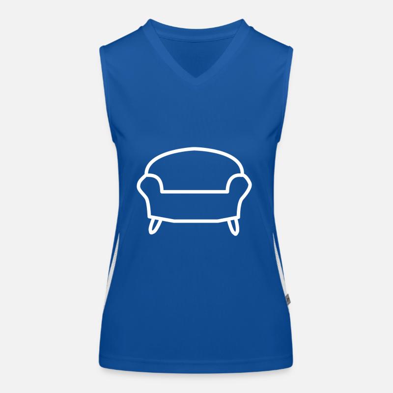 Couch Sofa Geschenk idee Funktionelles Kontrast-Tank Top für Frauen