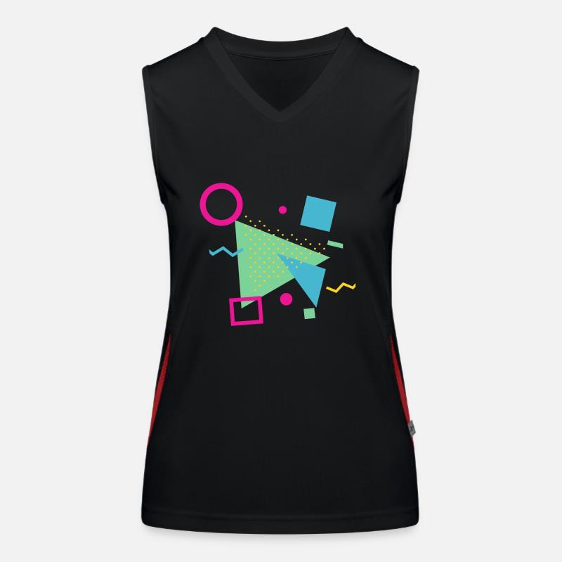 Vintage pattern | Retro | Gift idea Women's Functional Contrast Tank Top