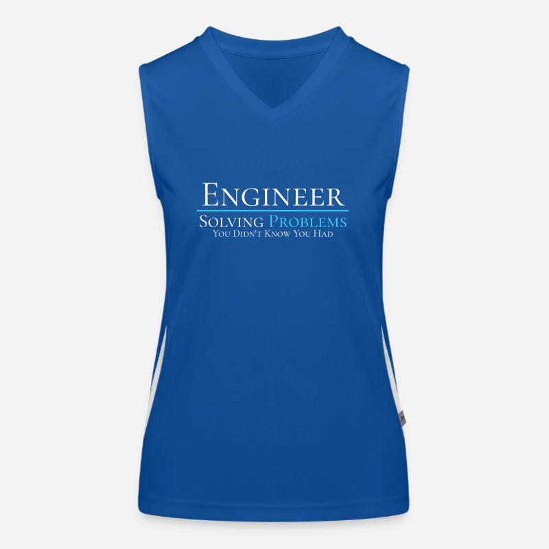 Engineer - Solving Problems - Engineering Shirt Funktionelles Kontrast-Tank Top für Frauen