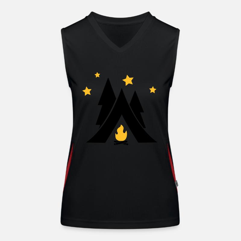 Zelt Funktionelles Kontrast-Tank Top für Frauen