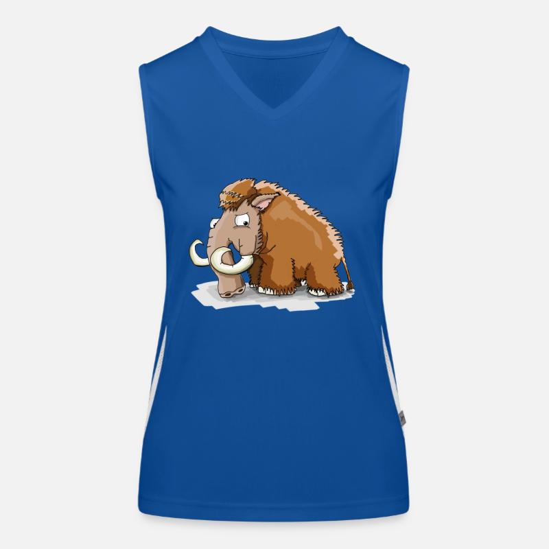 Grumpy mammoth! Gift idea Women's Functional Contrast Tank Top