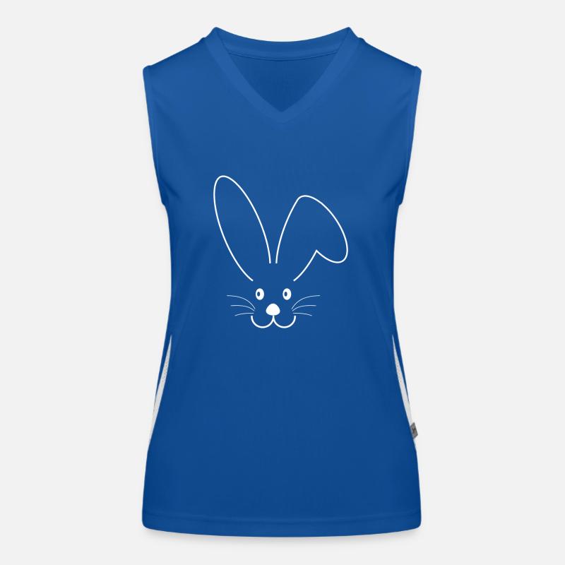 Bunny easter easter bunny gift bunnies rabbit ears Women's Functional Contrast Tank Top