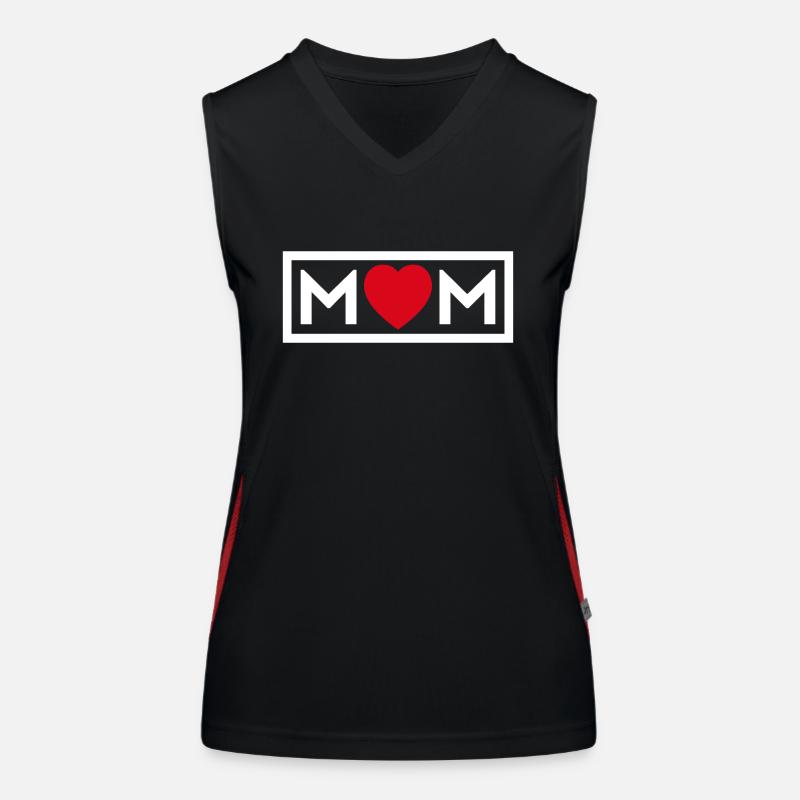 Mama Funktionelles Kontrast-Tank Top für Frauen