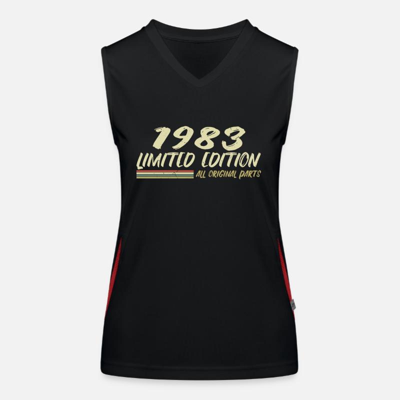 1983 Geburtstagsgeschenkidee 1983 Funktionelles Kontrast-Tank Top für Frauen