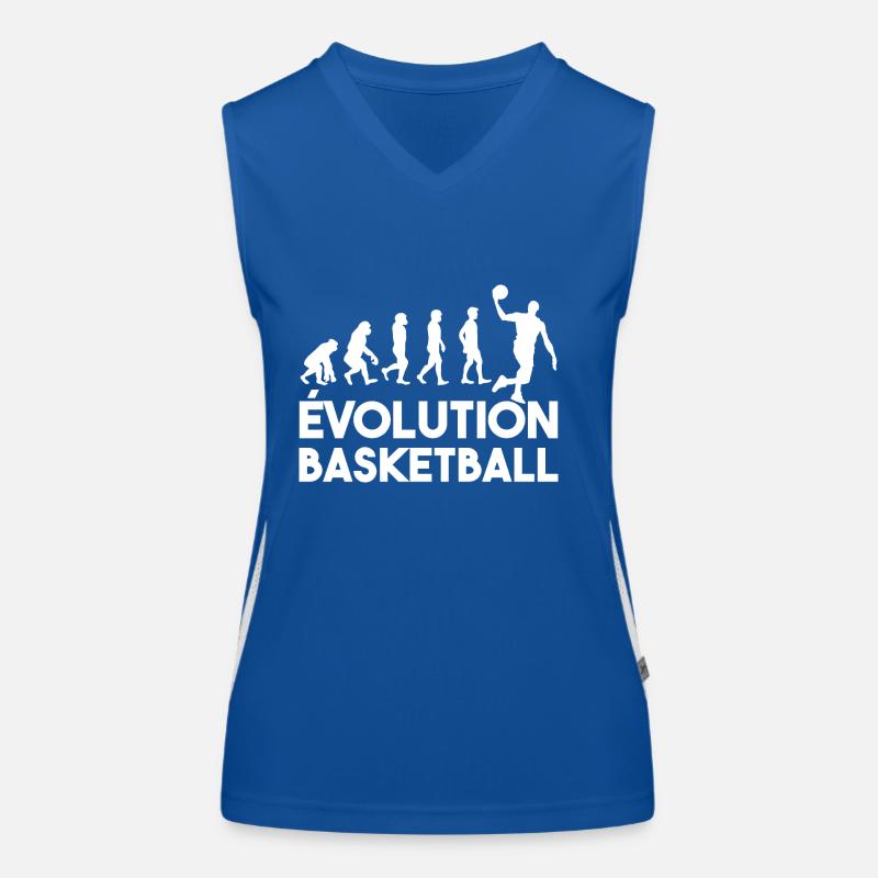 Évolution basketball Débardeur respirant contrasté Femme