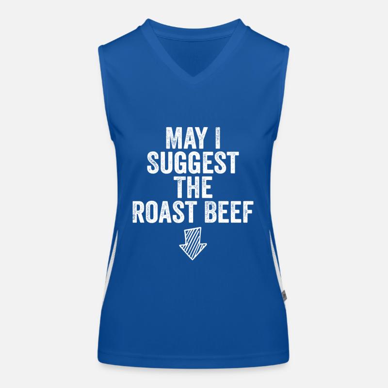 May i suggest the roast beef Débardeur respirant contrasté Femme