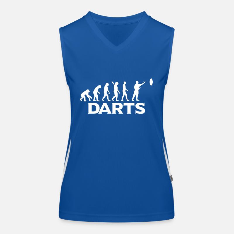 evolution DARTS DART DARTEN Funktionelles Kontrast-Tank Top für Frauen
