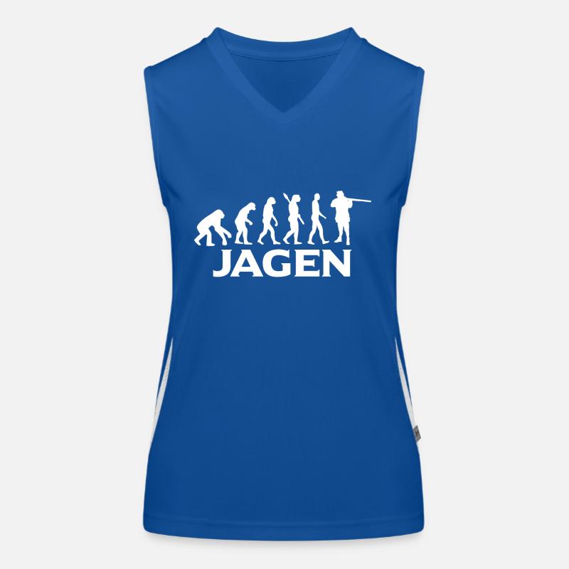 Evolution Jäger Jagen wt Funktionelles Kontrast-Tank Top für Frauen