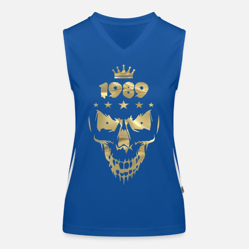 Skull Gold (1989) Women's Functional Contrast Tank Top