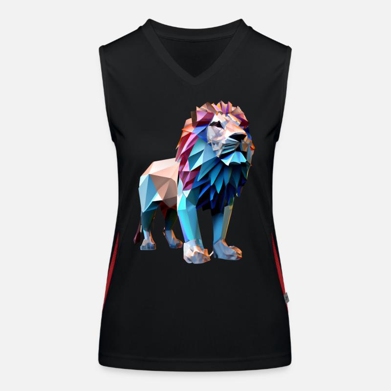 Polygon Lions Women's Functional Contrast Tank Top