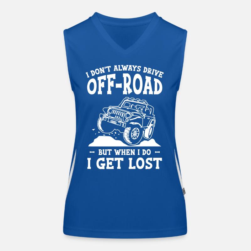 Off Road Jeeps Funktionelles Kontrast-Tank Top für Frauen
