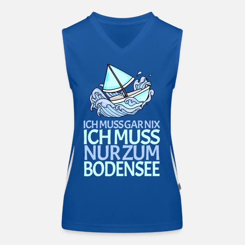 Bodensee Funktionelles Kontrast-Tank Top für Frauen