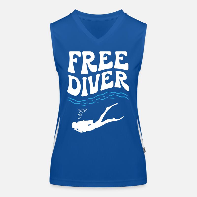 Free Diver Funktionelles Kontrast-Tank Top für Frauen