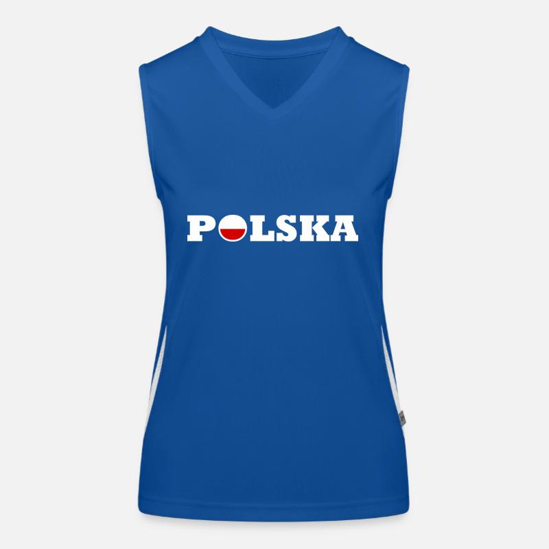 Polen Funktionelles Kontrast-Tank Top für Frauen