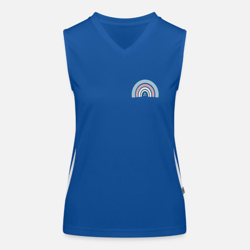 Rainbow Women's Functional Contrast Tank Top