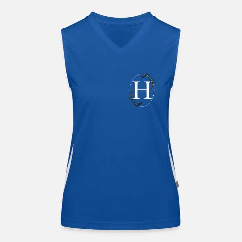 Letter H Women's Functional Contrast Tank Top