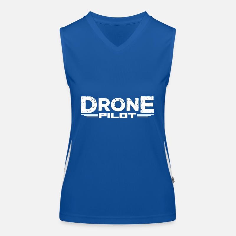 Pilote de drone Débardeur respirant contrasté Femme