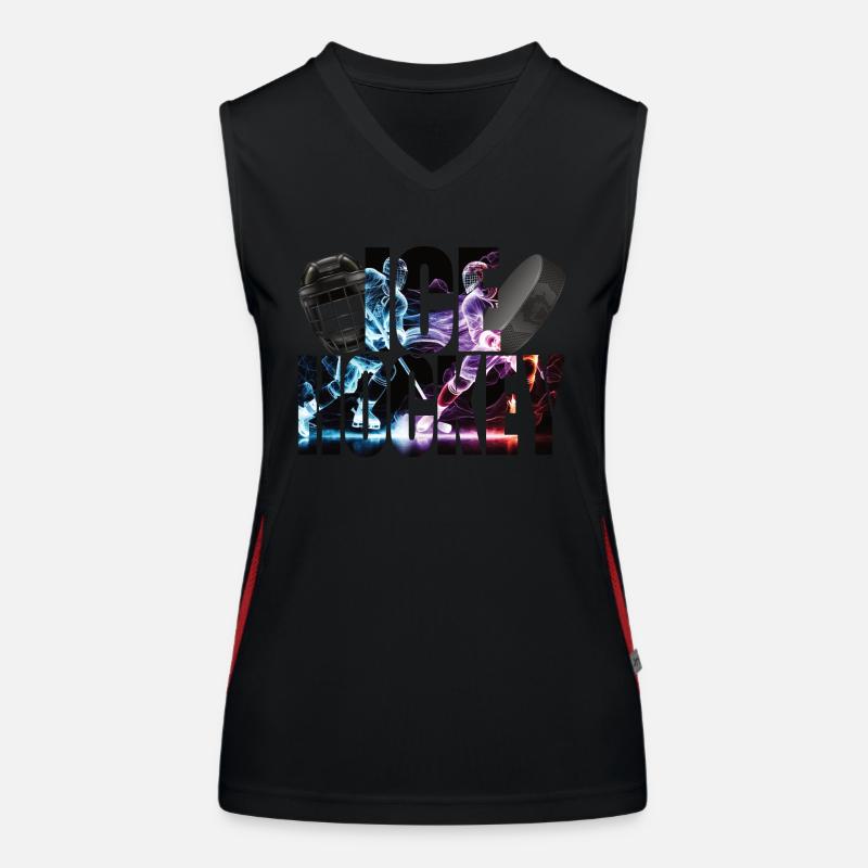 Icehockey Funktionelles Kontrast-Tank Top für Frauen