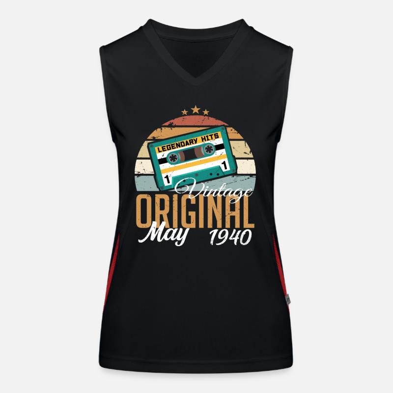 May 1940 Birthday Gift 1940 May - May 1940 Women's Functional Contrast Tank Top